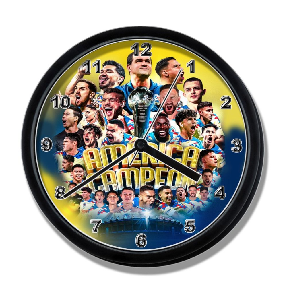 Club America campeon apertura 2023 liga mx CLOCK NEW